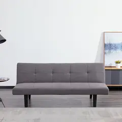JUST HOME COLLECTION - Sofá Cama Futón 3 Cuerpos Sammy Gris
