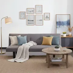 JUST HOME COLLECTION - Sofá Cama Futón 3 Cuerpos Sammy Gris