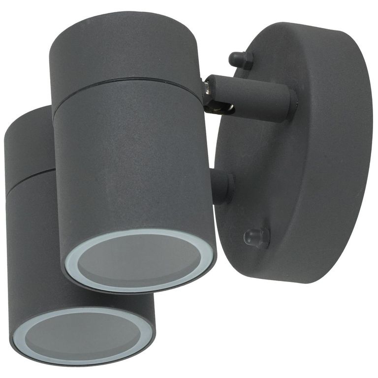 Braquete De Pared Exterior Led Seoul Duo Gris Oscuro