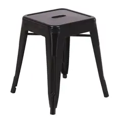 JUST HOME COLLECTION - Banco Apilable Tolix Negro