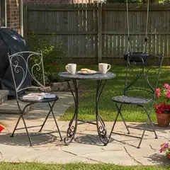 JUST HOME COLLECTION - Juego de Balcón 2 Personas Roma