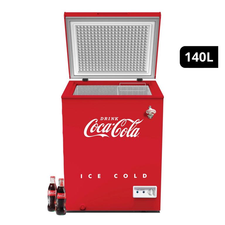 Congeladora 140L Coca Cola CKRFCF50CR Rojo