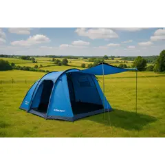 KLIMBER - Carpa Para 4 Personas Modelo Ushuaia Color Azul