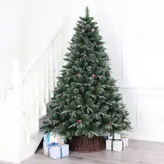 DEAR SANTA - Árbol de Navidad 240cm 1868 Ramas Berries Verde