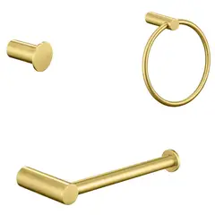 SENSI DACQUA - Set de Baño x3 Londres Dorado