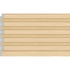 HOLZTEK - Wall Panel 3D Beige 240X12cm 0.28m2 - Venta por Unidad