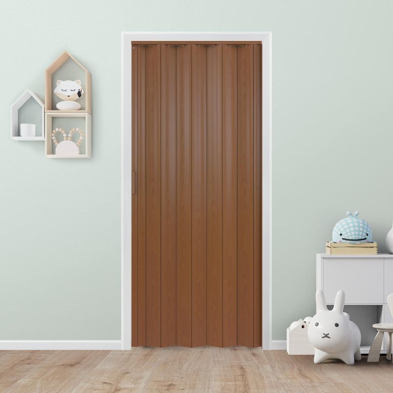 Puerta Plegable PVC Tivoli Caoba HO