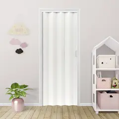 HOLZTEK - Puerta Plegable PVC Tivoli 90x200 Blanca