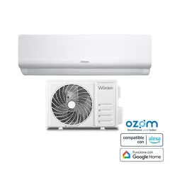 WURDEN - Aire Acondicionado Split 9000BTU Inverter Wi-Fi