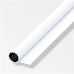 ALFER - Tubo Redondo 1Br Blanco 2.5M