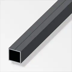 ALFER - Tubo Cuadrado 23.5 Alum Negro