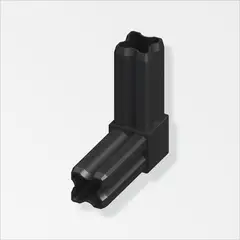 ALFER - Conector Esq Plast Negro