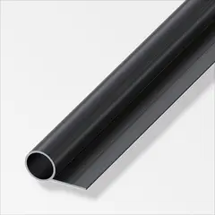 ALFER - Tubo Redondo 1Br Negro 2.5M
