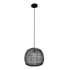 JUST HOME COLLECTION - Lámpara Colgante Natali 1L E27 Negro