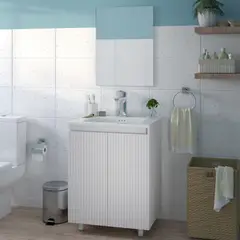 SENSI DACQUA - Combo Mueble de Baño Lavamanos Oslo + Espejo