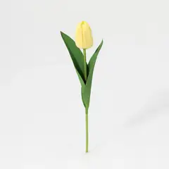 JUST HOME COLLECTION - Vara de Flor Artificial Tulipan Amarillo 57cm