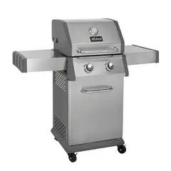 MR BEEF - Parrilla a Gas 2 Quemadores Acero Expert