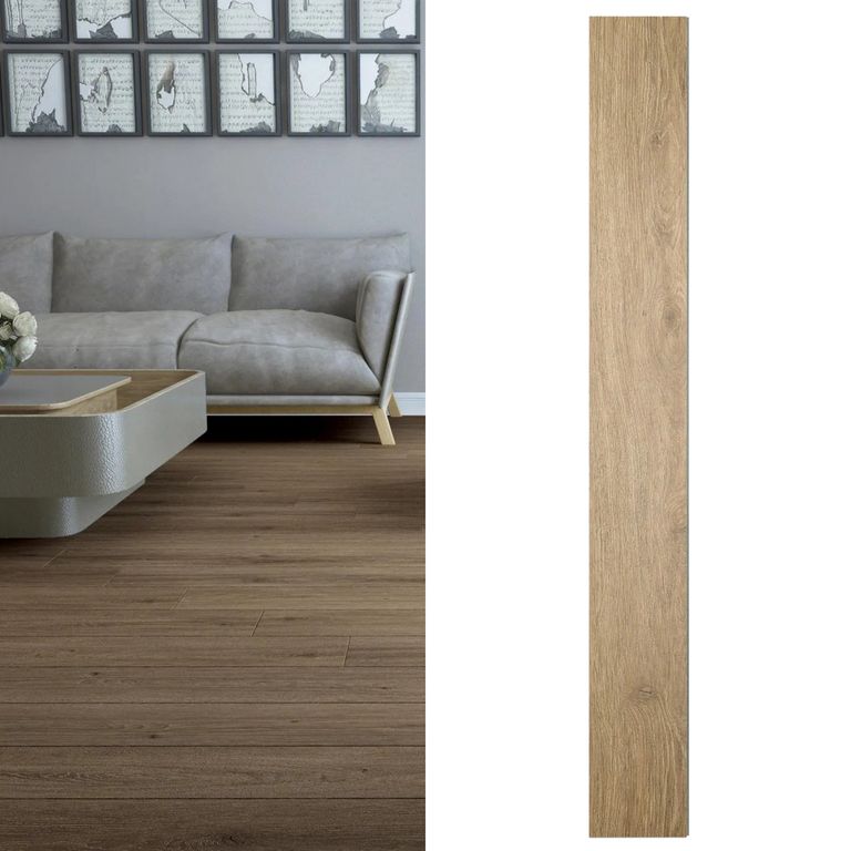 Piso SPC Minnesota Oak 5 mm 18.2x152.4 cm 2.5 m2