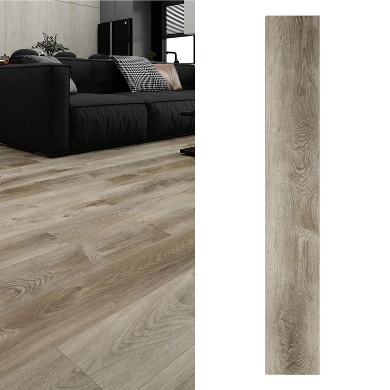 Piso SPC Pelican Grey 6 mm 22.8x152.4 cm 1.74 m2