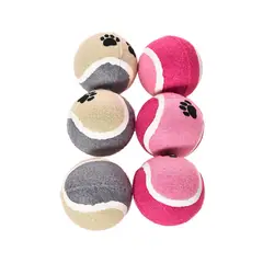 PETIZOOS - Juego 3 Pelotas de Tenis Mascotas