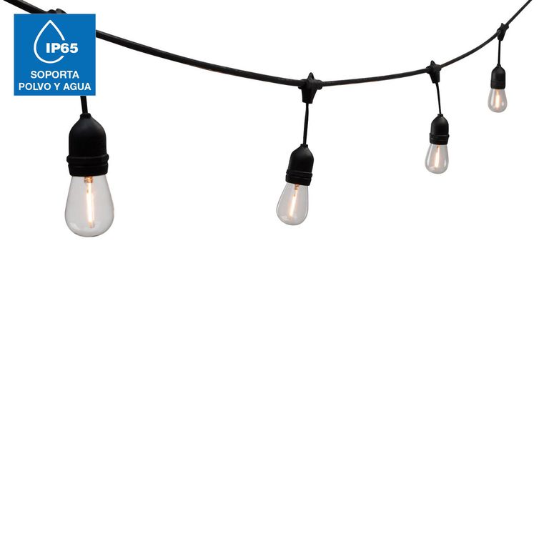 Guirnalda Caída 14M 10L con Foco