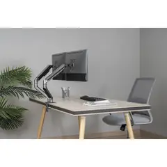 DAIRU - Soporte Brazo para 2 Monitores