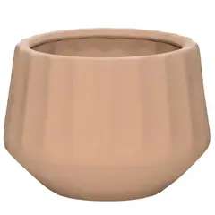 JUST HOME COLLECTION - Maceta Victoria de Cerámica Marrón S