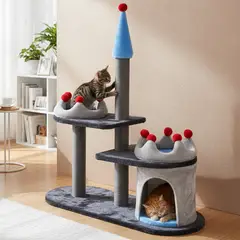 PETIZOOS - Rascador de Gato Castillo 116 cm