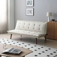 JUST HOME COLLECTION - Sofá Cama Futón 2 Cuerpos Louvre Beige