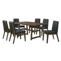 JUST HOME COLLECTION - Juego de Comedor 6 Sillas Ashwell