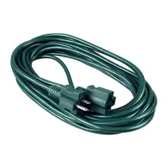 HALUX - Extensión eléctrica verde de 10 metros