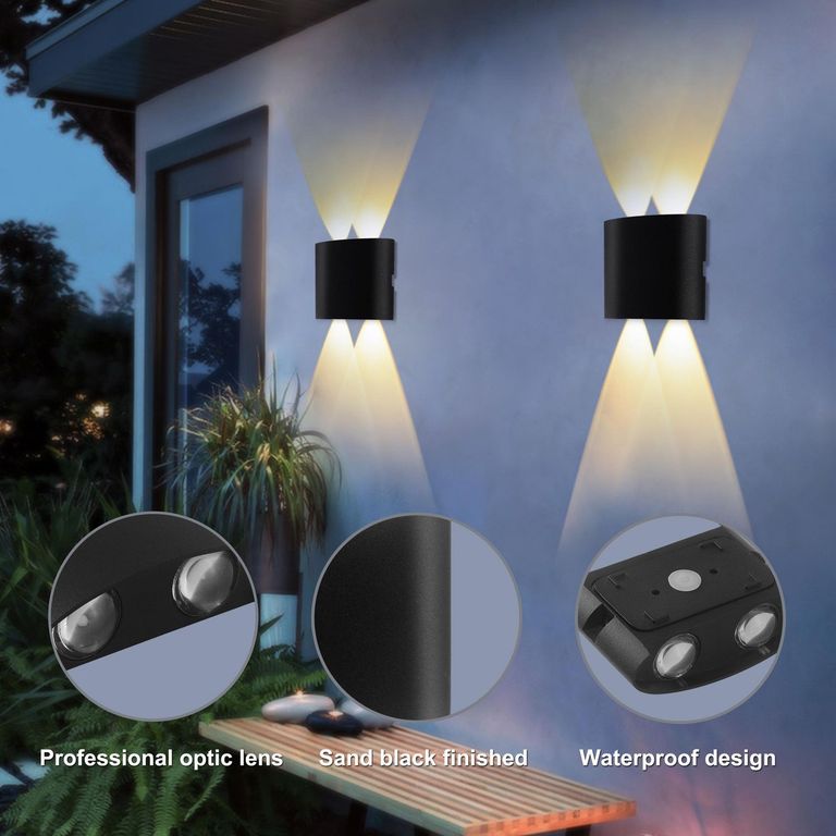 Farol de Muro LED Luzi Luz Cálida