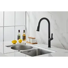 SENSI DACQUA - Monomando Cocina Vera Extens Negro