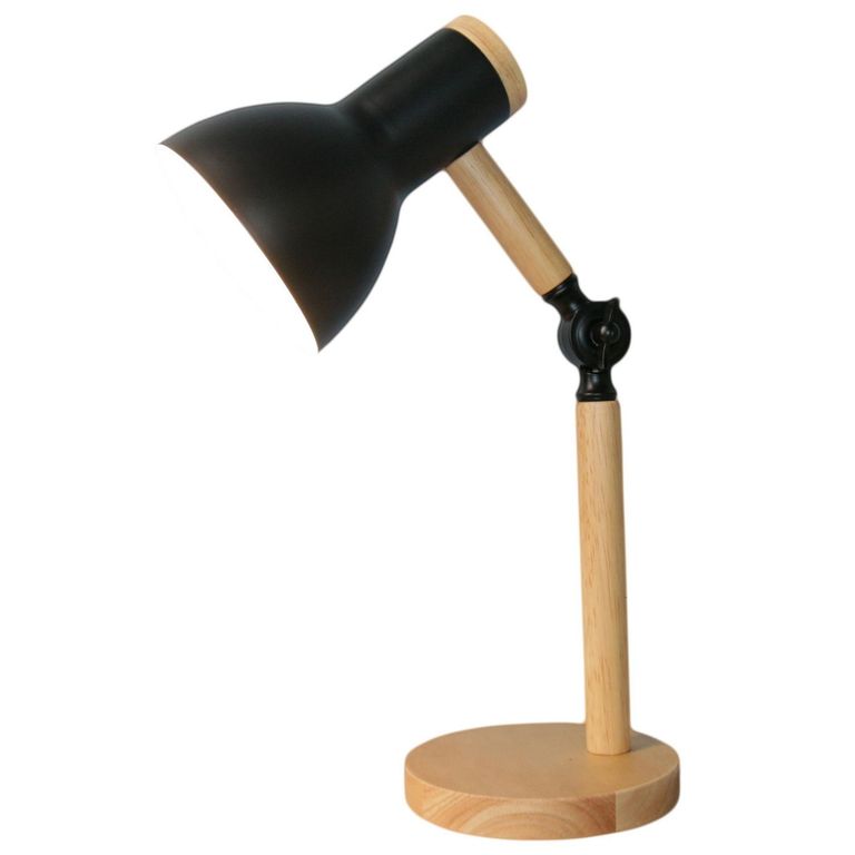 Lámpara de Escritorio 1L E27 Negro