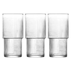 LAV - Set de 3 Vasos Altos de 400 ml