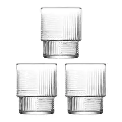 LAV - Set de 3 Vasos Bajos de 325 ml