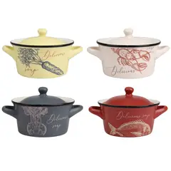 JUST HOME COLLECTION - Bowl con Tapa 12.7cm Surtido.