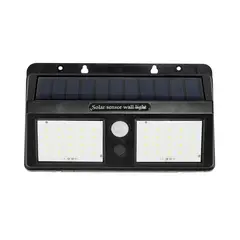 DAIRU - Braquete De Pared Exterior Solar Pirámide Luz Fría 20W 300Lm