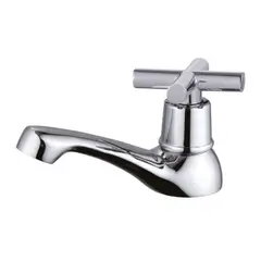 SENSI DACQUA - Llave de Lavatorio Sencilla Cruz Cromo