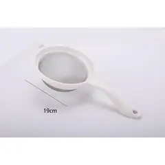 JUST HOME COLLECTION - Colador de Plástico 19cm Blanco