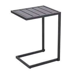 JUST HOME COLLECTION - Mesa Auxiliar de Terraza Metal