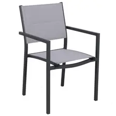 JUST HOME COLLECTION - Silla Terraza Aluminio Textileno