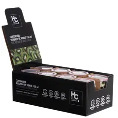 JUST HOME COLLECTION - Contenedor Redondo de Vidrio 150 ml