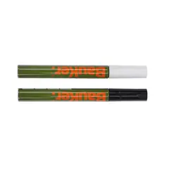 BAUKER - Pack 2 Plumones Negro/Blanco