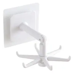 SENSI DACQUA - Gancho Rotación Adhesivo Blanco