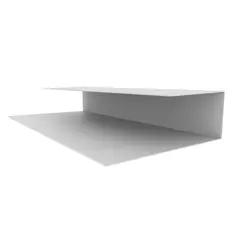 HOLZTEK - Perfil U 2.90m Blanca