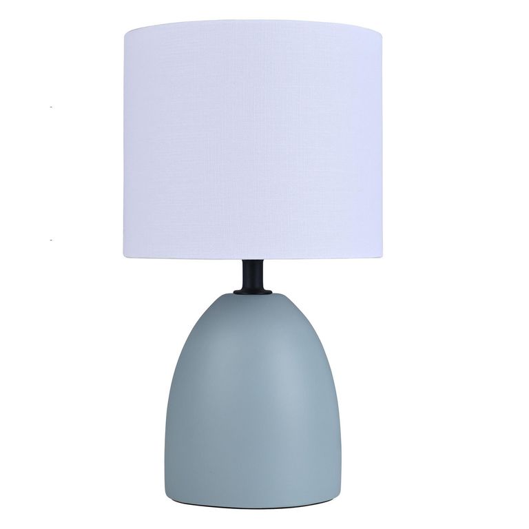Lámpara de Mesa Cerámica 1 Luz E27 Celeste