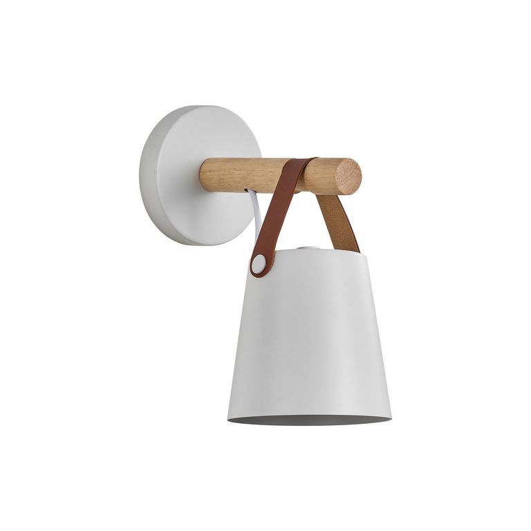 Aplique de Pared Nórdico 1L E27 Blanco