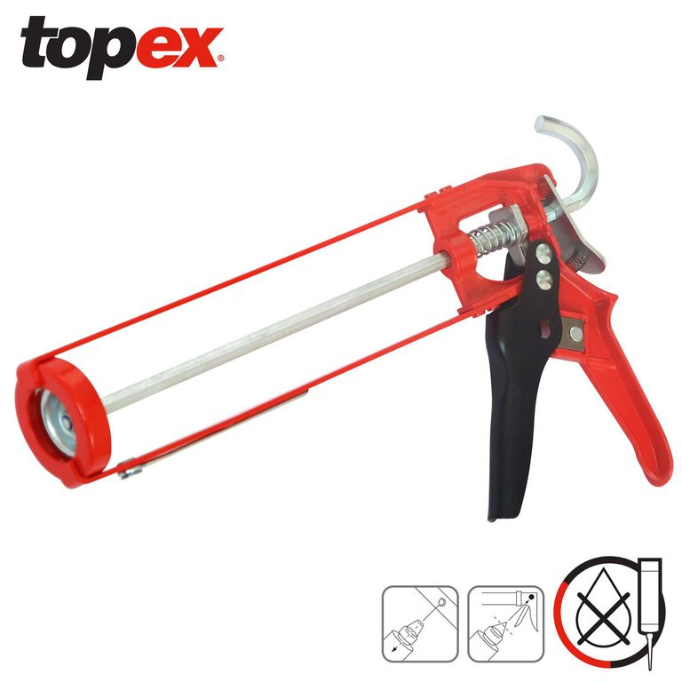 Pistola Calafateadora Acero Antigoteo