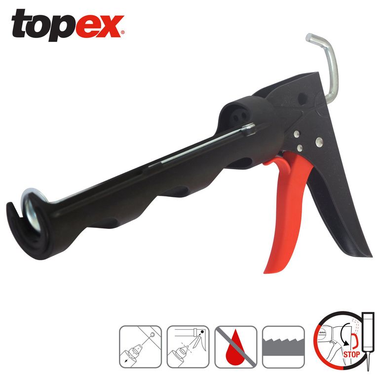 Pistola Calafateadora Fibra de Vidrio Antigoteo